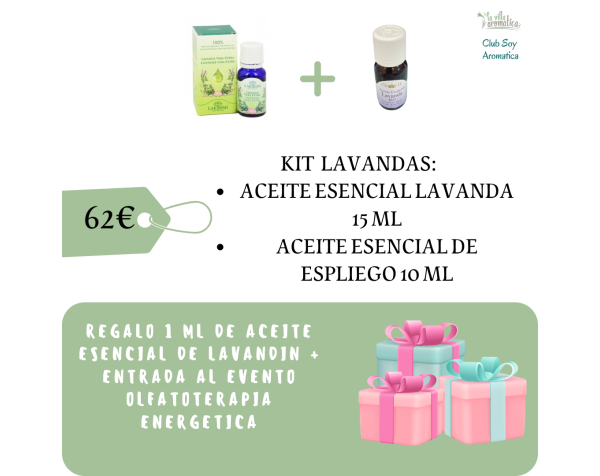 Pack de Aceites Esenciales de Lavanda: Relajación, Equilibrio y enegia Pack de Aceites Esenciales de Lavanda: Relajación, Equilibrio y enegia
