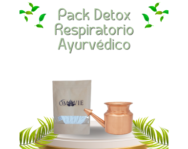 Pack Detox Respiratorio Ayurvédico | Lota nasal + Guante de seda