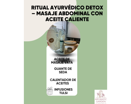 Ritual Ayurvédico Detox | Masaje Abdominal con Aceite Caliente