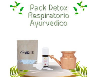 Pack Detox Respiratorio Ayurvédico | Lota nasal + Guante de seda