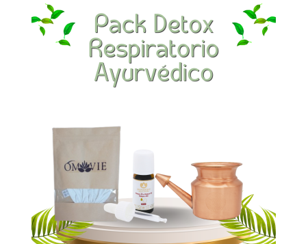 Pack Detox Respiratorio Ayurvédico | Lota nasal + Guante de seda