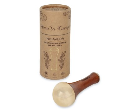 Masajeador Kansa Wand Dual Ayurveda | Reafirma y Relaja la Piel