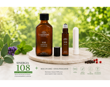Sinergia 108 - Aceite Esencial Natural para Dolor Muscular y Articular