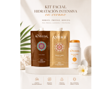 Kit Facial Hidratación Intensiva Verano | Exfoliante + Mascarilla + SP