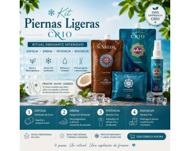 ❄️ Kit Piernas Ligeras CRÍO | Ritual Drenante Intensivo